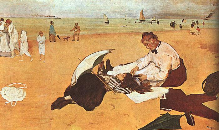 Edgar Degas At the Beach_z